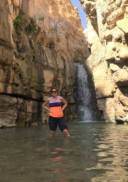 Dr. Maysa Azzeh explores the Wadi Arugot-Ein Gedi on the Dead Sea